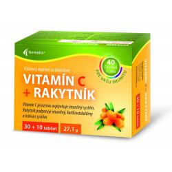 Vitamín C + Rakytník 30+10 tbl.