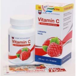 Vitamín C 200mg/70 tbl. malina