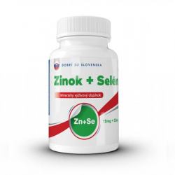 DzSK Zinok 15 mg + Selén 50 µg 30+10 tbl