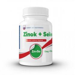 DzSK Zinok 15 mg + Selén 50 µg 100+20 tbl