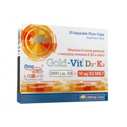 Gold-Vit D3+K2  30 cps