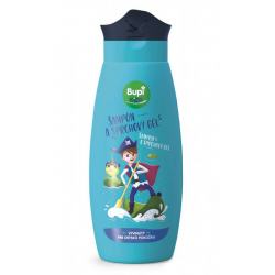BUPI KIDS Šampón a sprchový gél modrý 250 ml